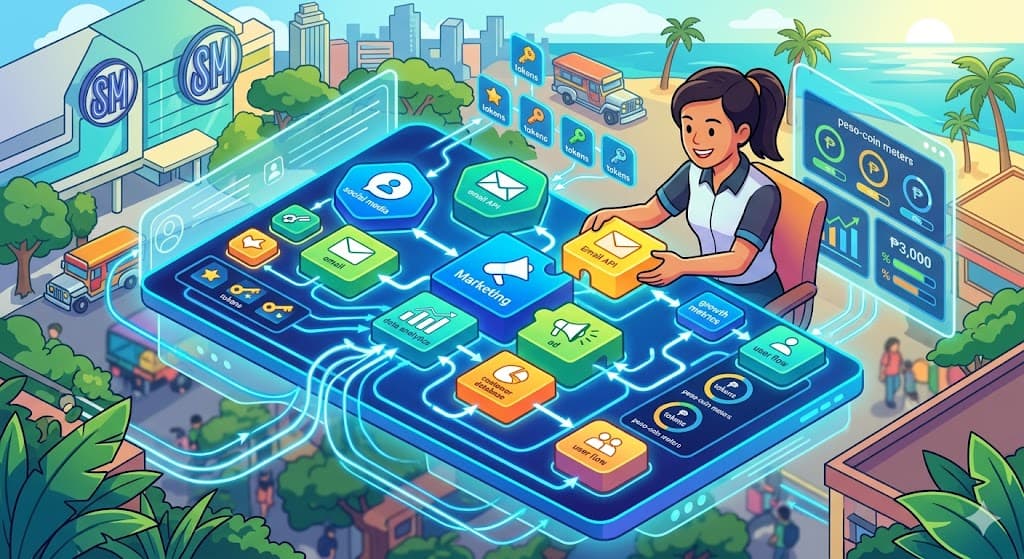 A developer in Manila building an automated marketing workflow using OpenAI and Anthropic APIs