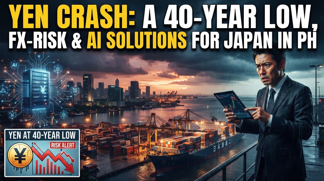 Yen at a 40-Year Low: FX Risk in the Philippines