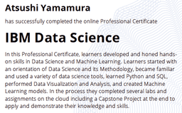 IBM Data Science