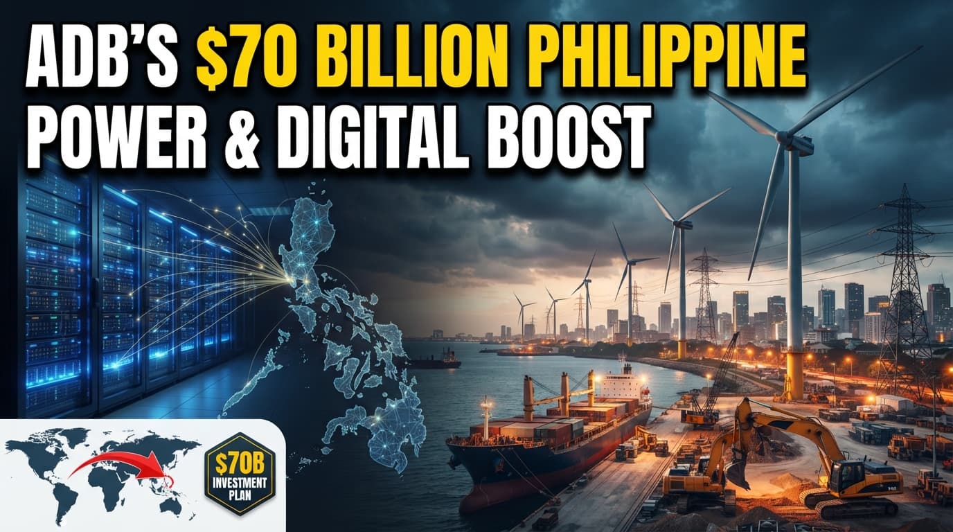 ADB's $70 Billion Investment Plan and Business Opportunities in Philippine Power and Digital Infrastructure