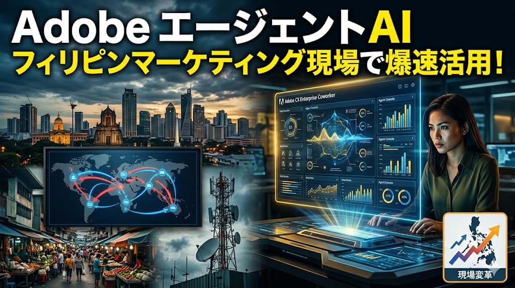 Adobe CX Enterprise Coworker活用法|フィリピン日本企業のAIマーケティング自動化