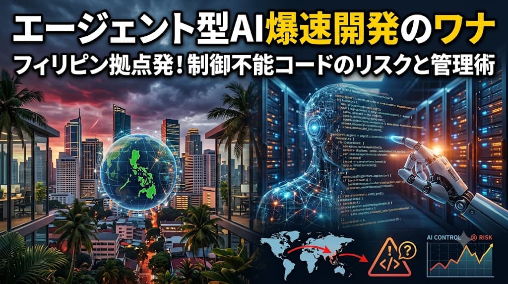 エージェント型AIのコード生成リスクとフィリピン開発拠点のAI管理術