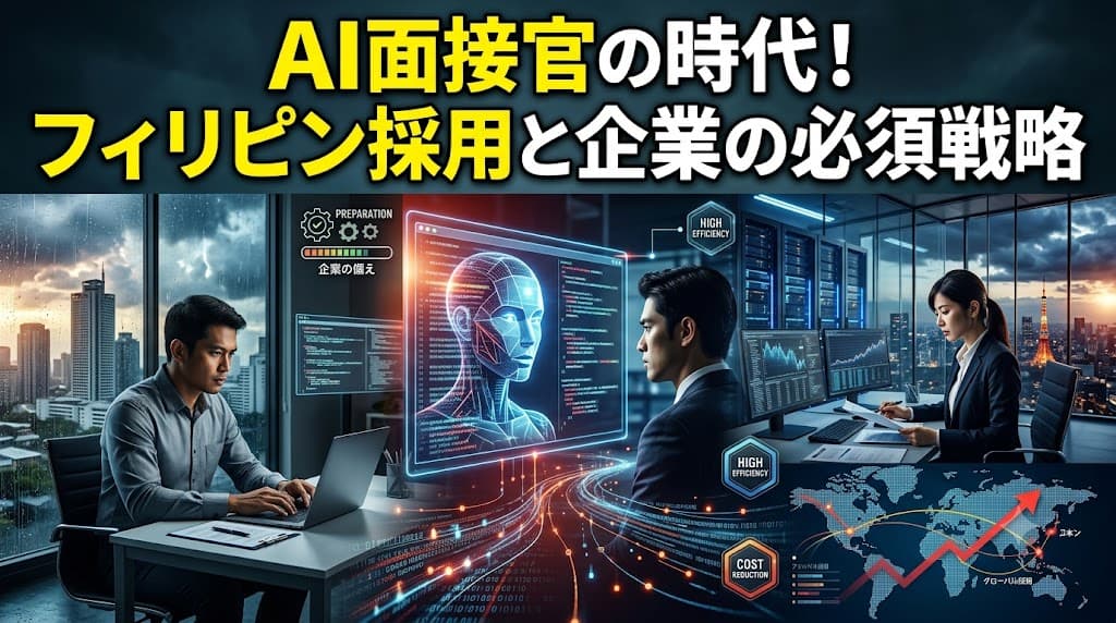 AIチャットボットが一次面接を担う時代|フィリピン採用と日本企業の備え方