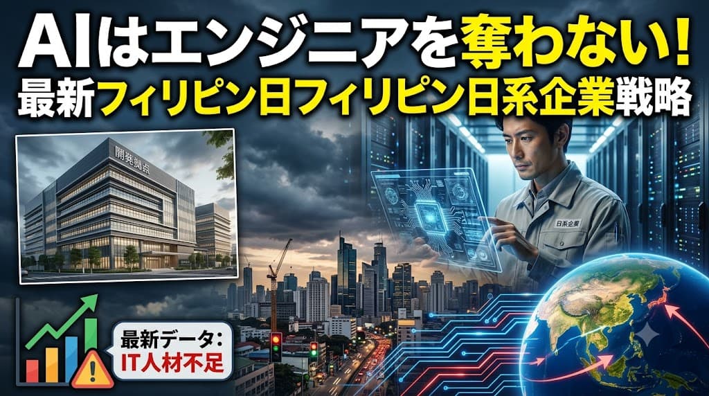 AIはエンジニアの仕事を奪わない―最新データで読むフィリピン日系企業のIT人材戦略