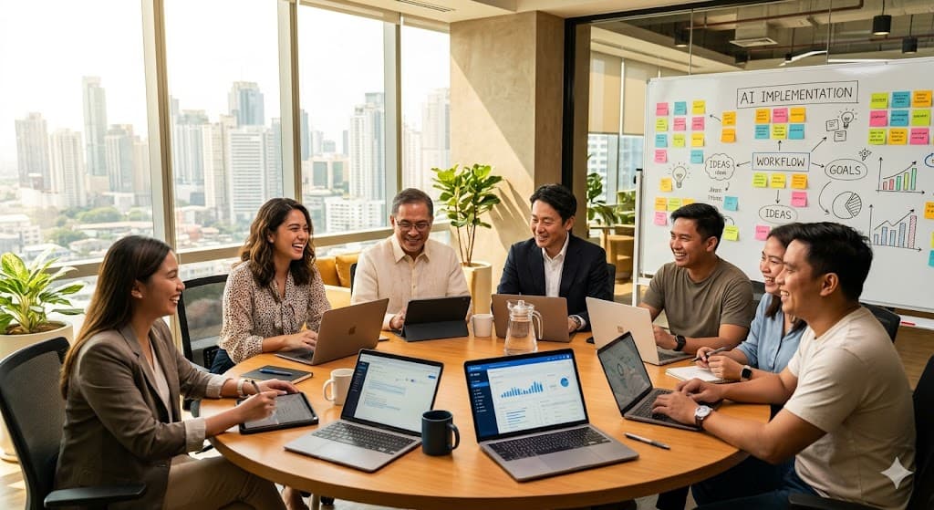 社内のAIリテラシーをどう育てる?フィリピン企業向けチームAI導入ワークショップ実践ガイド