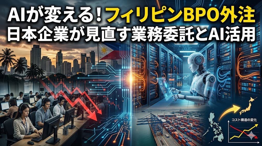 AIが変えるフィリピンBPO外注の経済学|日本企業が見直す業務委託とAI活用