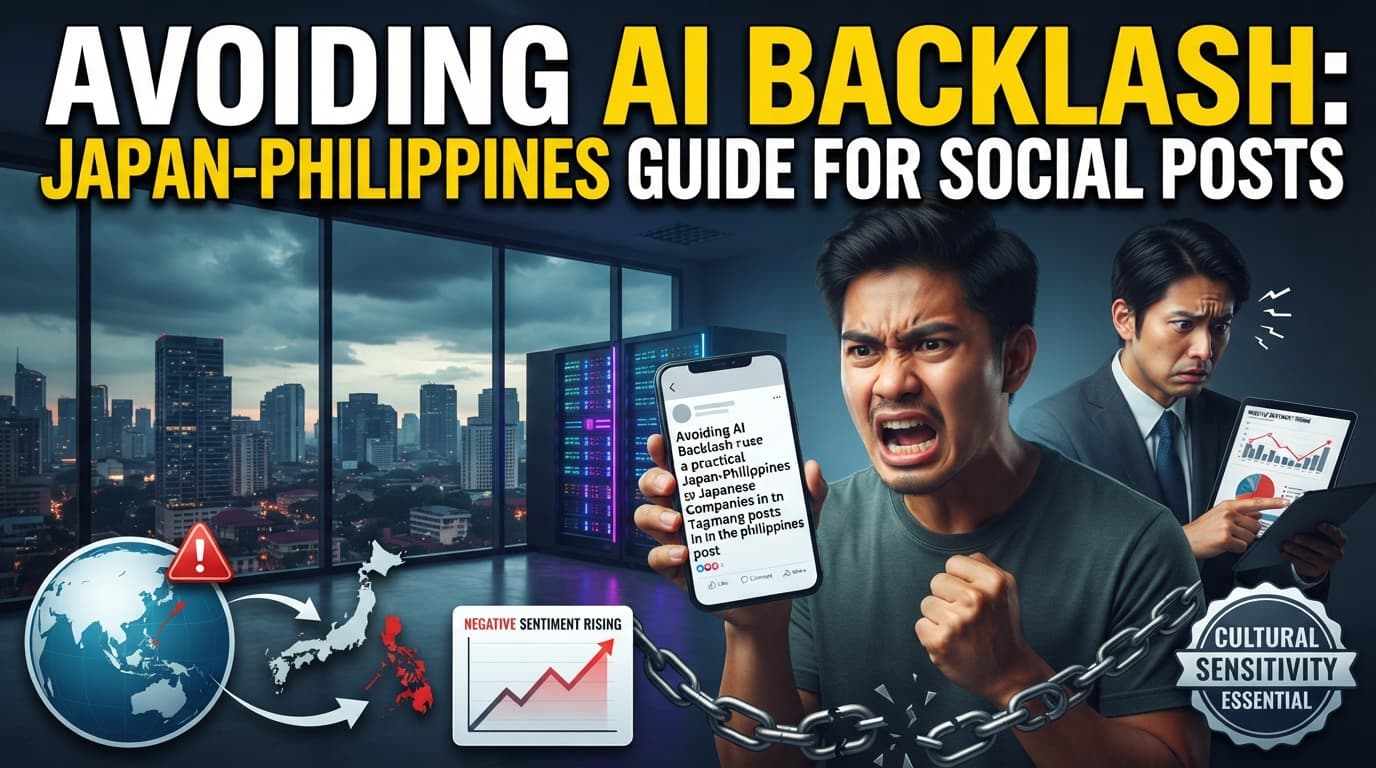 Avoiding Backlash from AI-Generated Social Posts: A Practical Guide for Japanese Companies in the Philippines