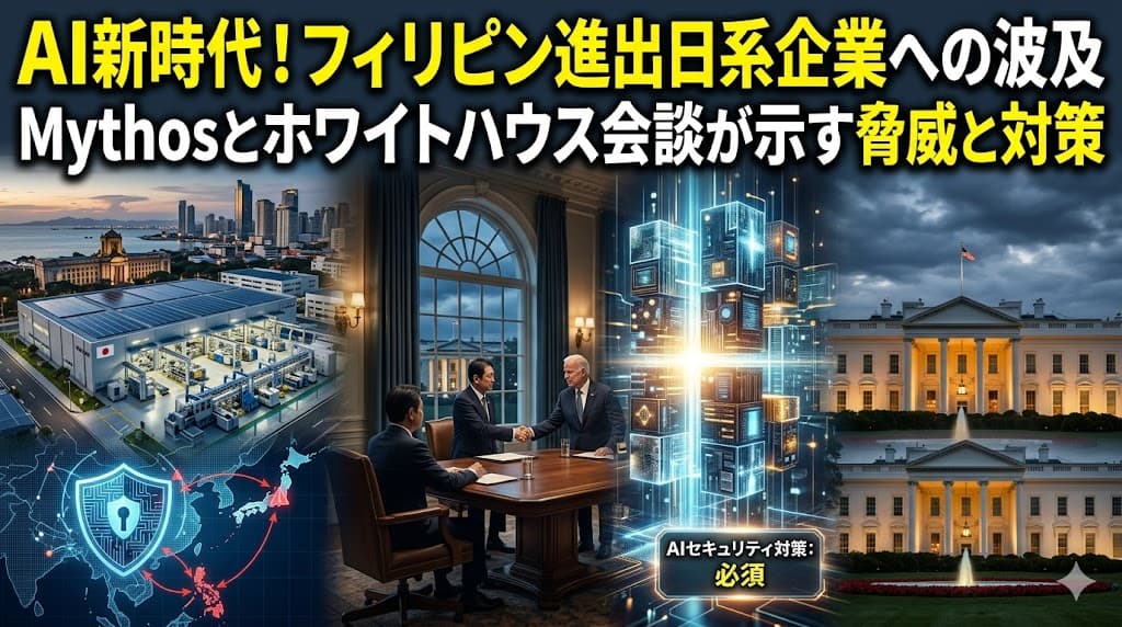 Anthropic「Mythos」が示すAIセキュリティ新時代|フィリピン進出日系企業への示唆