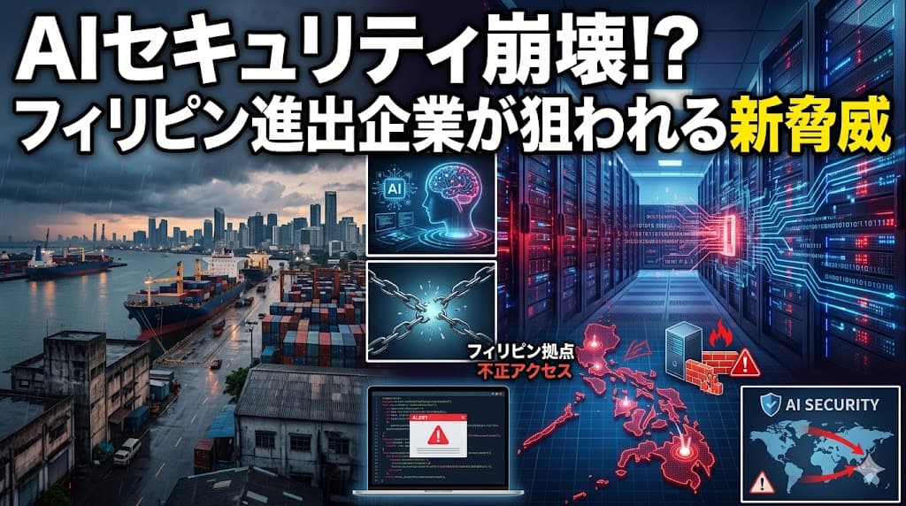 Anthropic「Mythos」不正アクセス事件に学ぶ、フィリピン進出日本企業のAIセキュリティ対策
