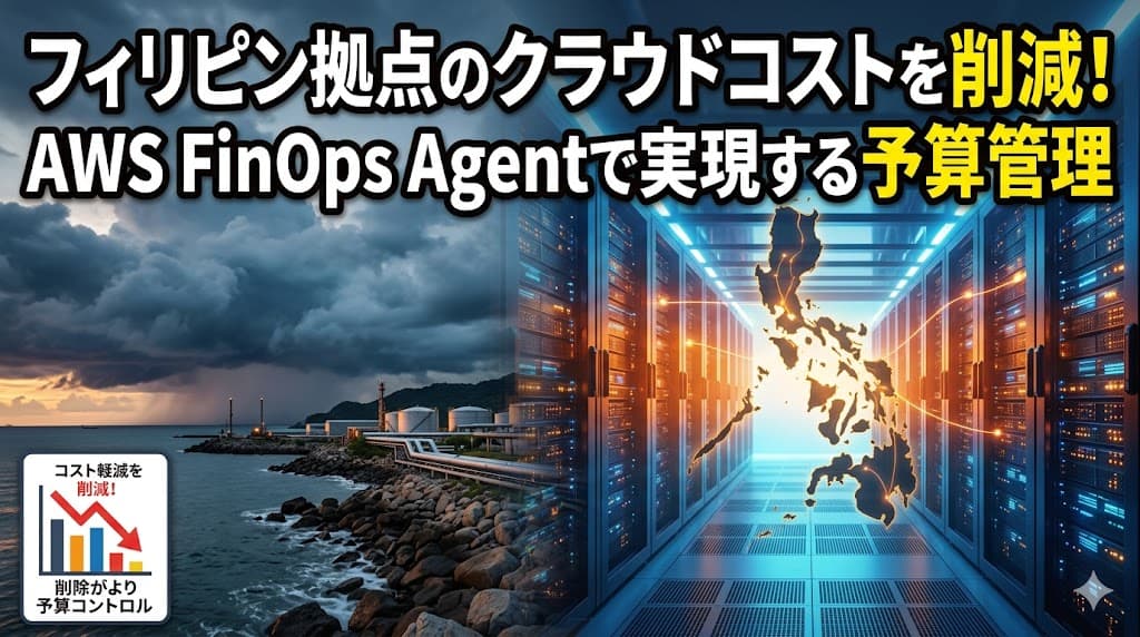 AWS FinOps Agentで実現するフィリピン拠点のクラウド費用削減と予算管理