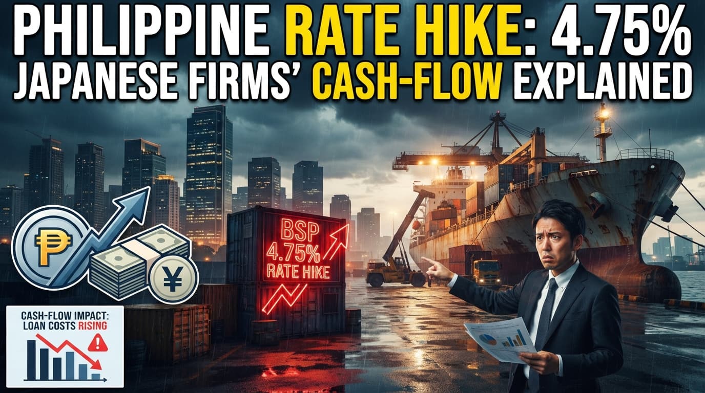 The Philippine Central Bank's Rate Hike (4.75% Policy Rate), Explained for Japanese Companies: Cash-Flow Measures