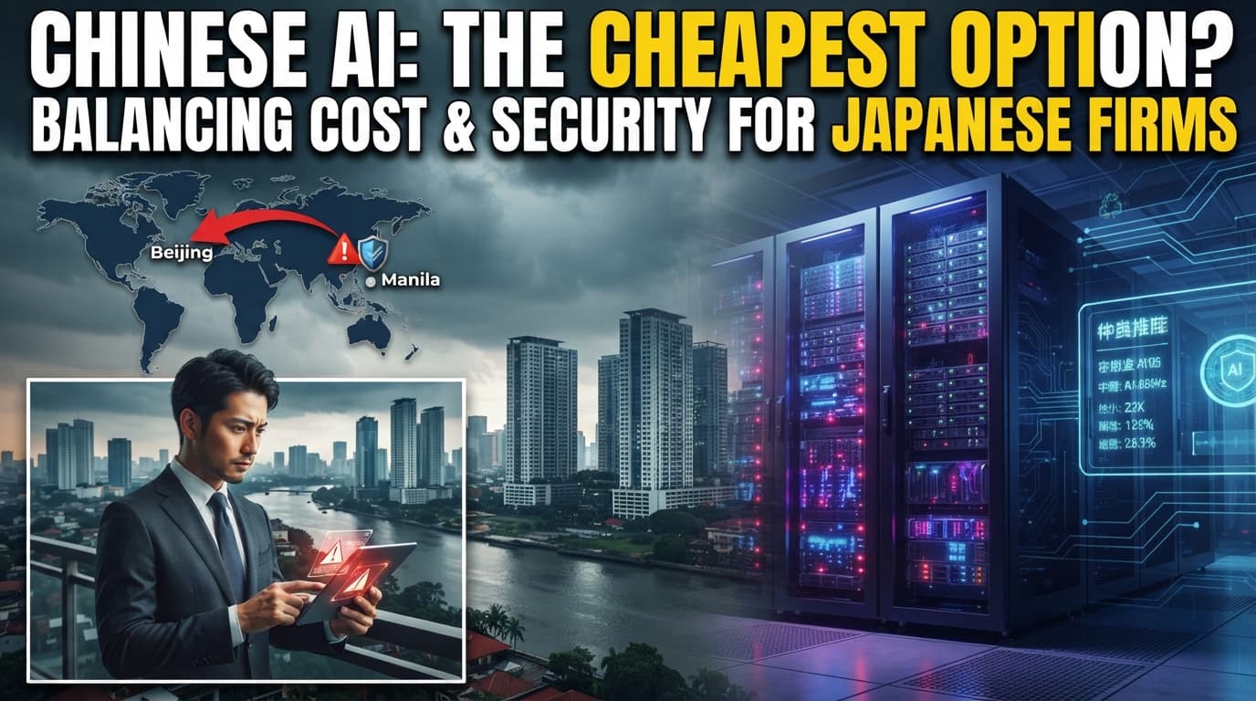 Businesses Are Switching to Cheaper Chinese AI Models — How Japanese Firms in the Philippines Can Balance Cost and Security