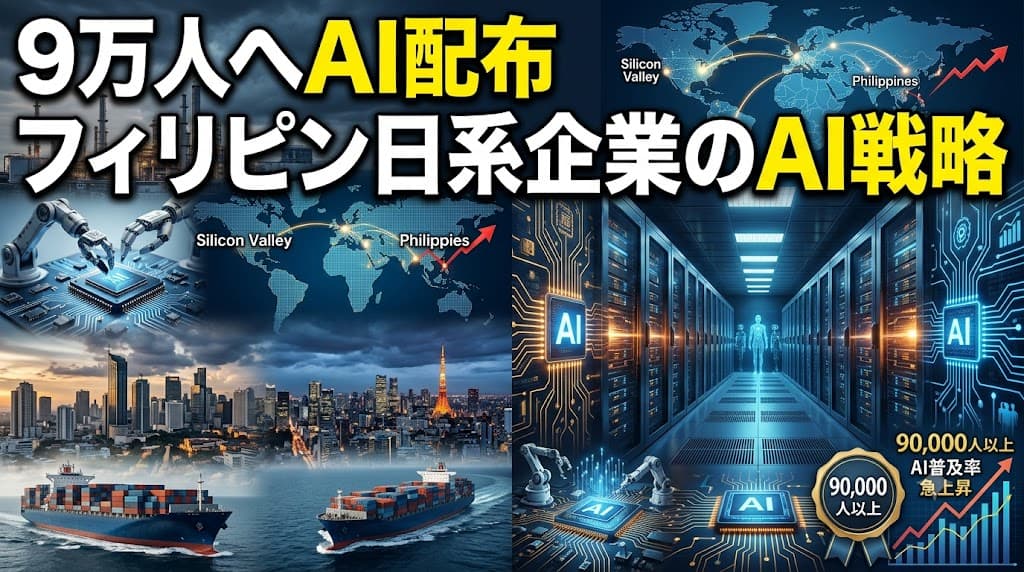 Ciscoが9万人へAIエージェント配布|フィリピン日本企業の全社AI導入術