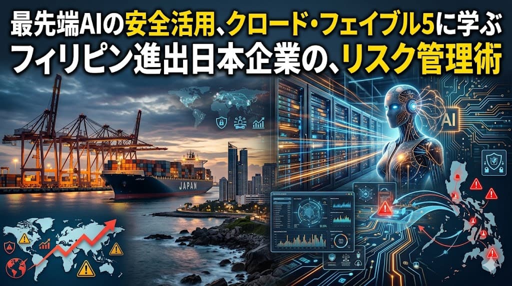 Claude Fable 5に学ぶ最先端AIの安全活用|フィリピン進出日本企業のリスク管理術