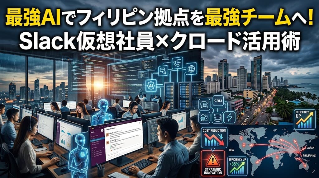 Claude Tag活用術|Slackで働く仮想社員をフィリピン拠点の業務に導入する方法