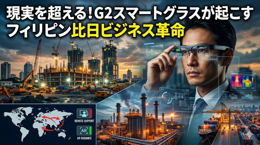 Even Realities G2スマートグラス活用術|フィリピン駐在員のHUD・翻訳実務ガイド