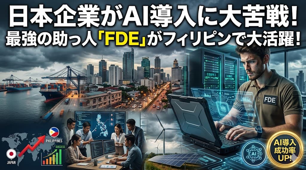 フォワード・デプロイド・エンジニア(FDE)で進めるフィリピン拠点のAI導入実務