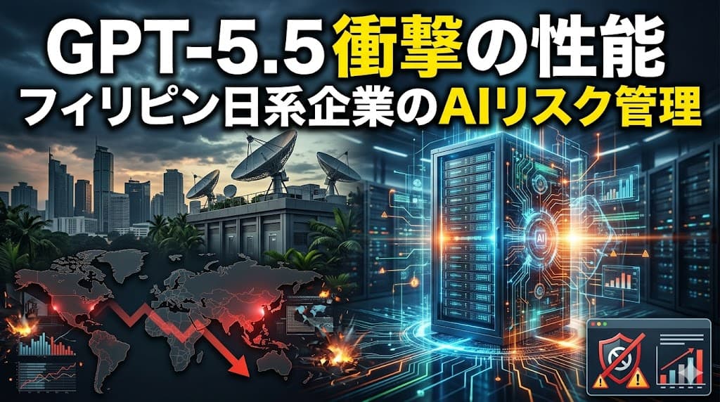 GPT-5.5のサイバー能力評価が示すフィリピン日系企業のAIリスク対策