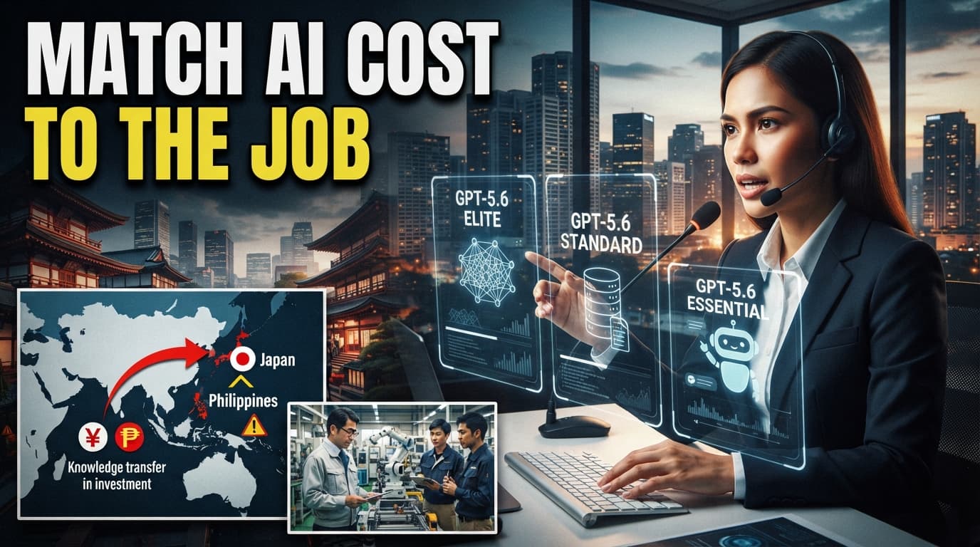 Lessons from OpenAI's Three-Tier GPT-5.6 Models: Designing AI Procurement That Matches Cost to the Job | Case Study for Japanese Companies in the Philippines