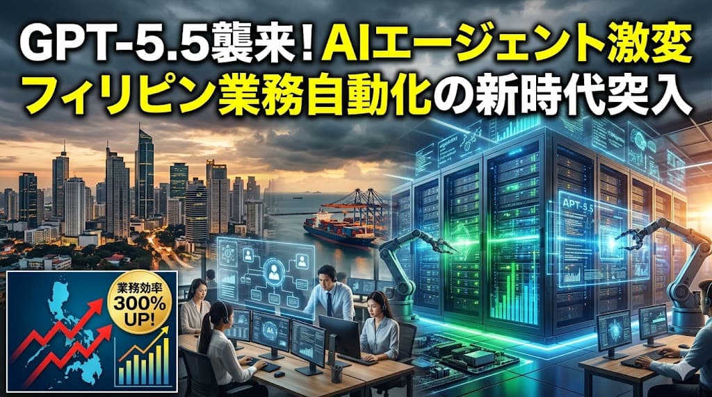 GPT-5.5徹底解説|フィリピン日系企業のAIエージェント業務自動化