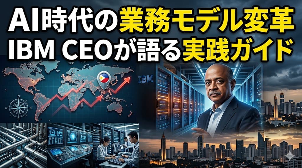 IBM CEOが説くAI業務モデル変革|フィリピン日本企業の実践ガイド