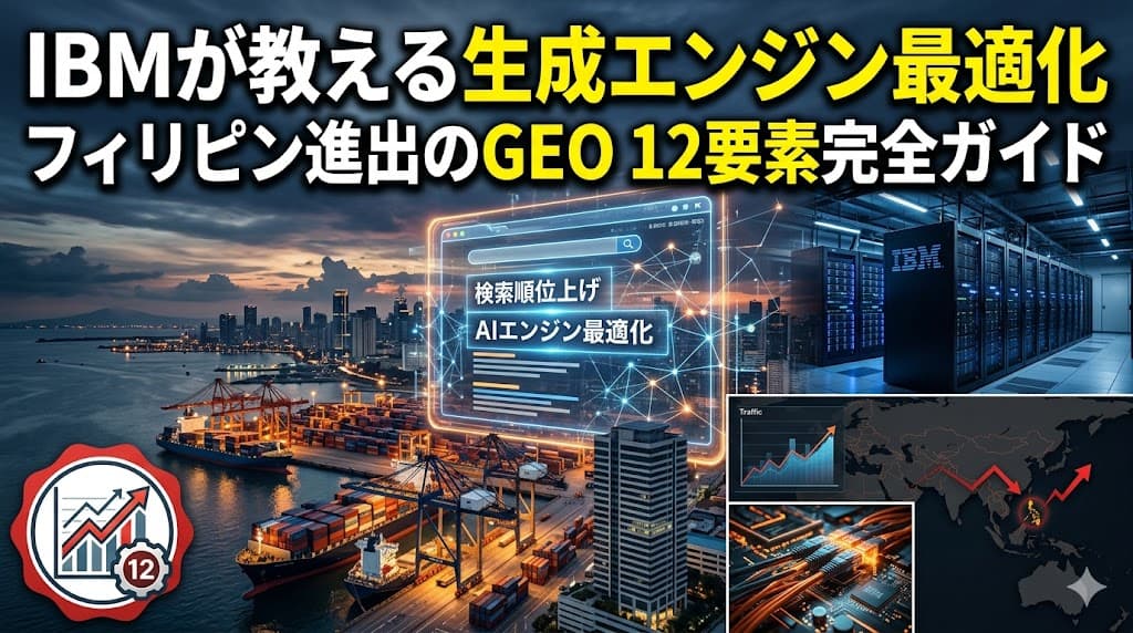 IBM提唱のGEO(生成エンジン最適化)12要素 ― フィリピン進出日本企業の実践ガイド