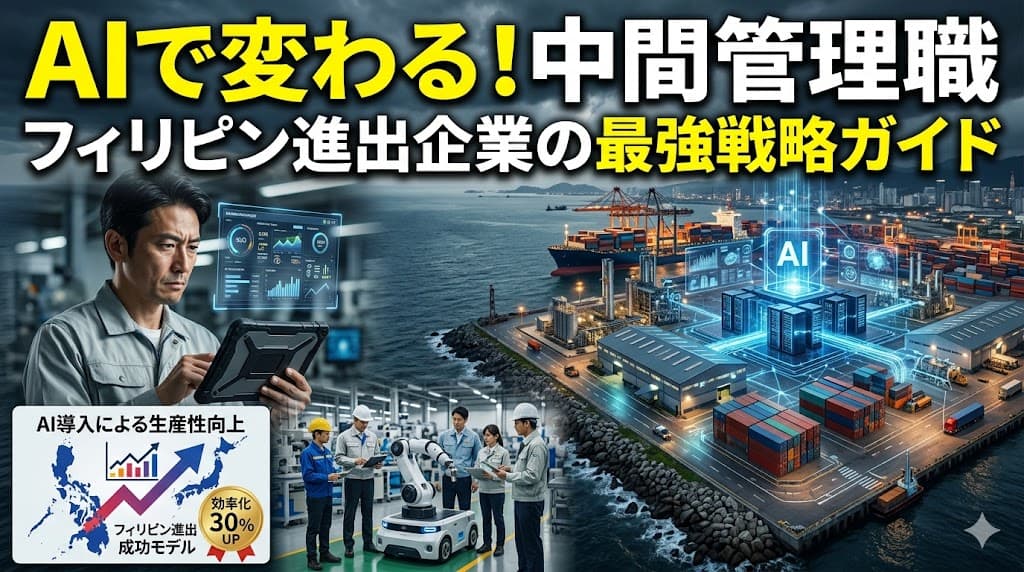 中間管理職をAIで支える仕組みづくり|フィリピン進出日本企業の実践ガイド