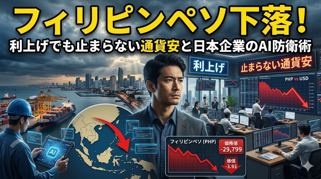 ペソ安と原油高に備える:日本企業がAIで強化する為替・コスト管理術