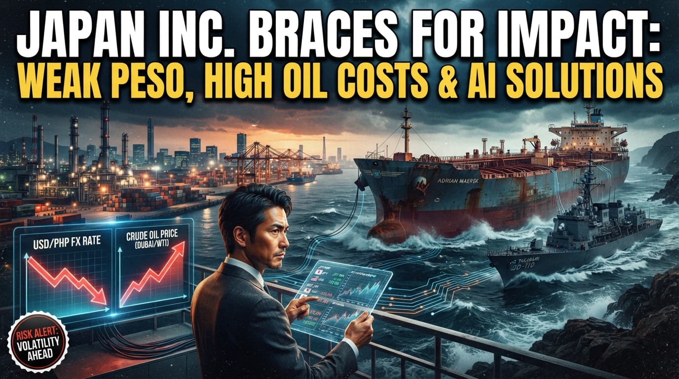 Bracing for a Weak Peso and High Oil Prices: How Japanese Companies Strengthen FX and Cost Management with AI
