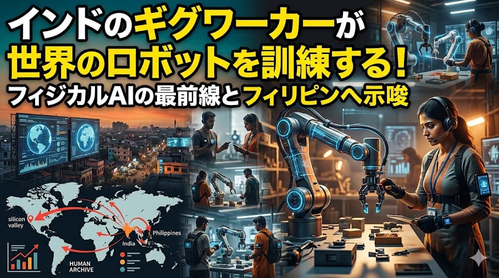フィジカルAI時代の現場データ活用:Human Archive事例とフィリピン日本企業の実務対応