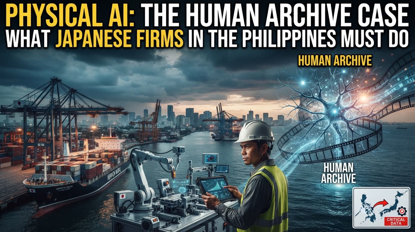 Frontline Data in the Physical-AI Era: The Human Archive Case and What Japanese Firms in the Philippines Should Do
