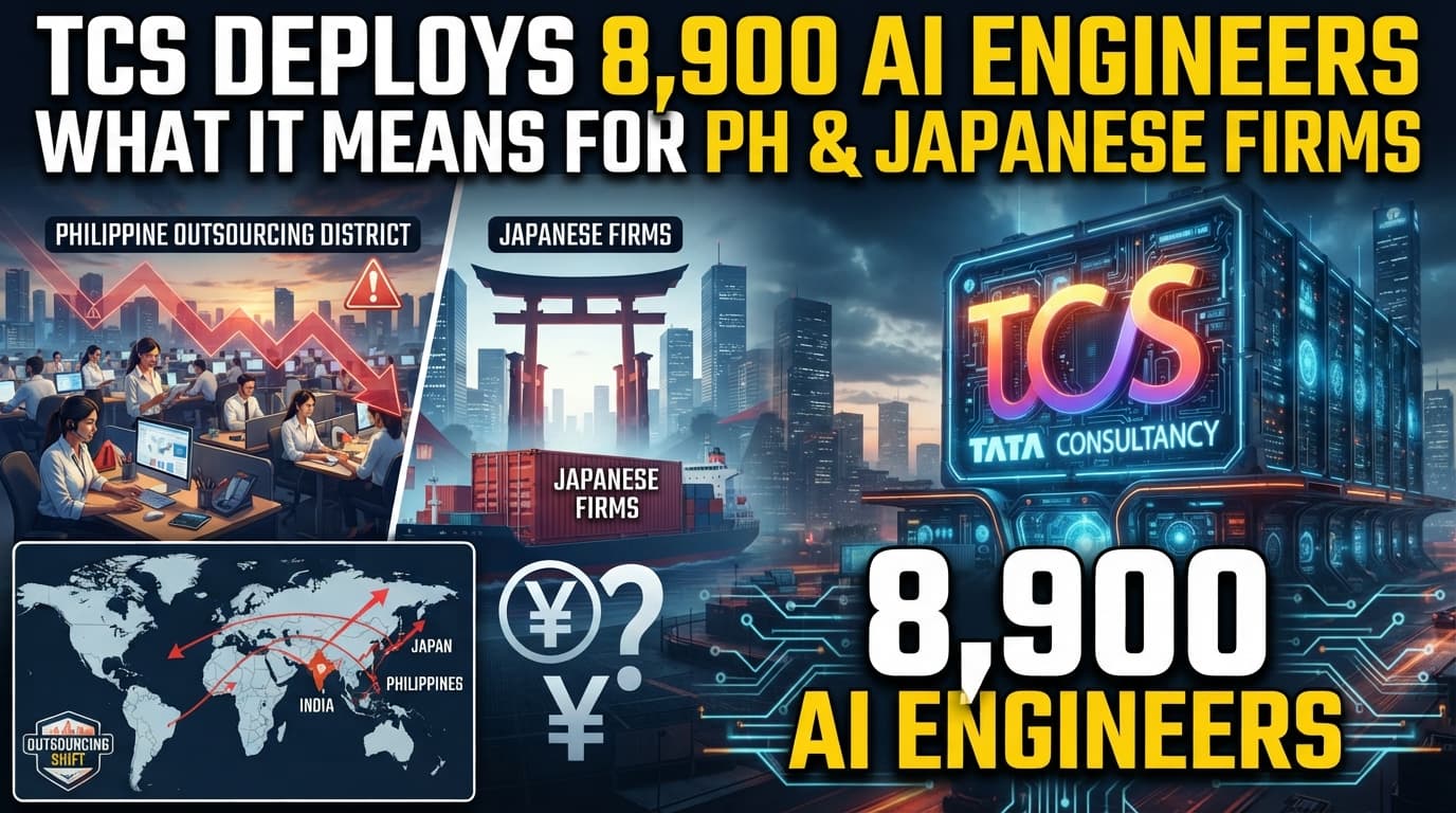 TCS to Deploy Up to 8,900 AI Engineers — What It Means for Philippine Outsourcing and Japanese Firms