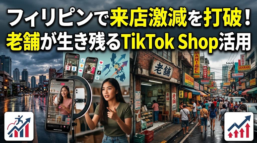 老舗のTikTok Shop活用に学ぶ|フィリピンで来店減を乗り越える小売デジタル転換