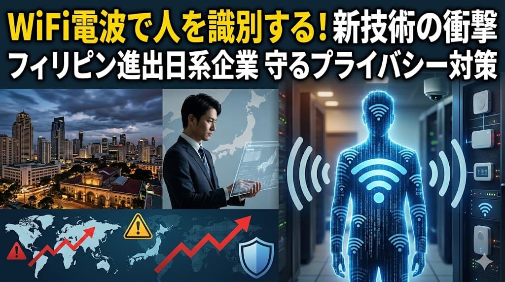 WiFiの電波で人を識別する新技術 — フィリピン進出日本企業のプライバシー対策